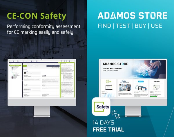 CE-CON Safety in the ADAMOS STORE