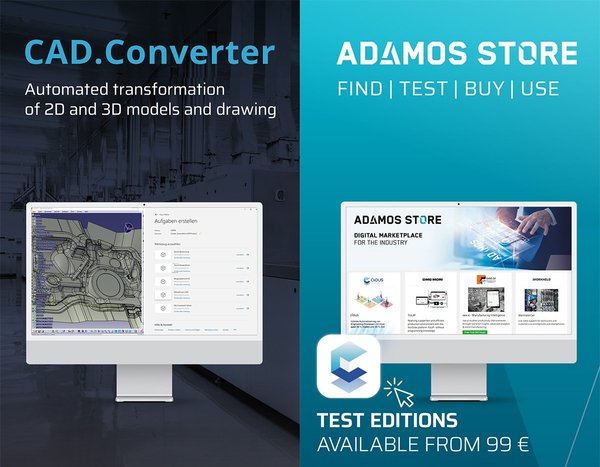 Clous CAD.Converter in the ADAMOS STORE