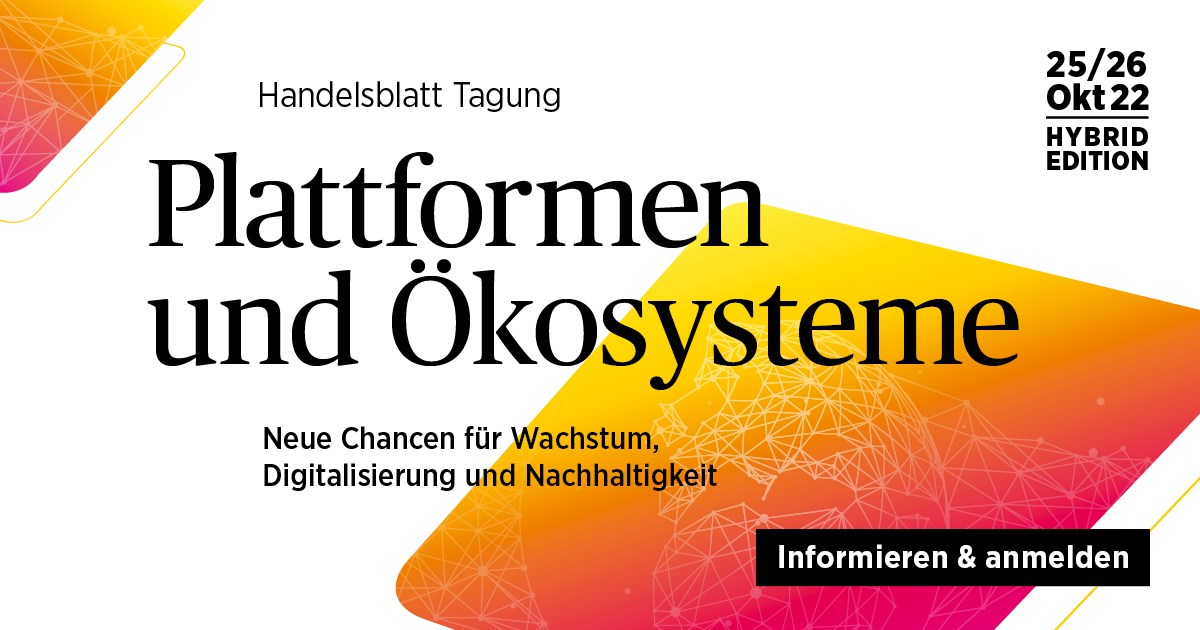 Handelsblatt Tagung Digitale Plattformen 2021